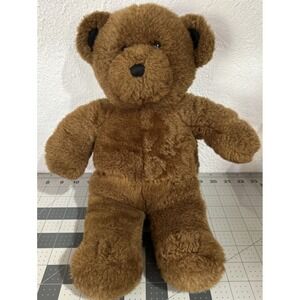 Build A Bear Workshop Traditional Teddy Bear Cocoa Brown 16" no clothes old tags